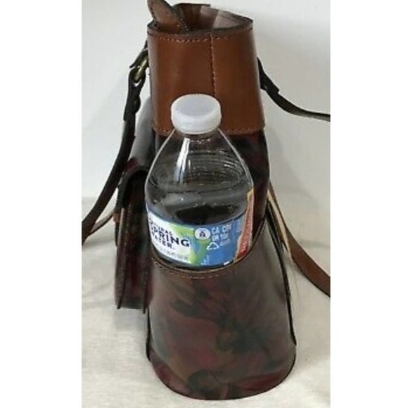 PATRICIA NASH “BOLSENA TOTE” HANDMADE LEATHER ENGLISH‎ MUMS DESIGN SHOULDer Bag - Picture 8 of 10